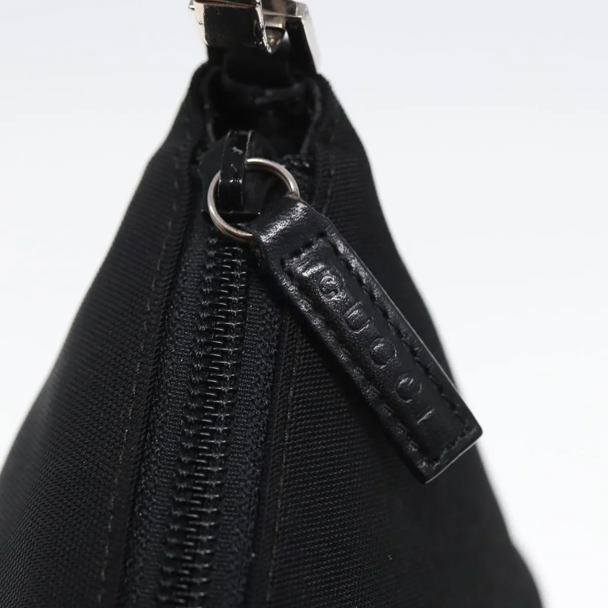 GUCCI Shoulder Bag Nylon Black  83938