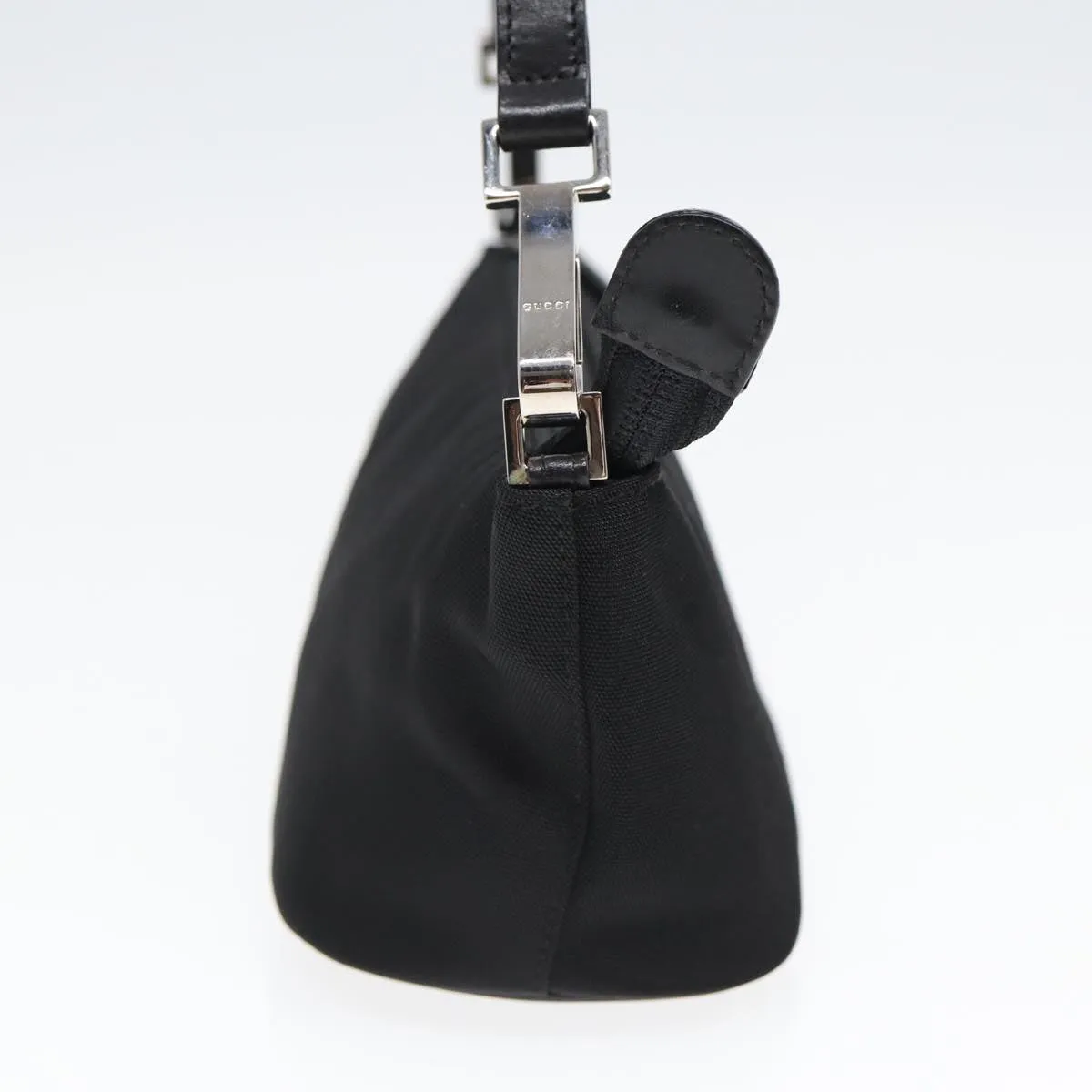 GUCCI Shoulder Bag Nylon Black  83938