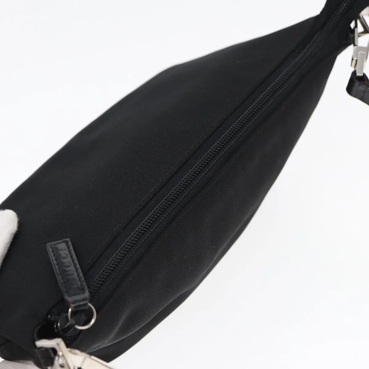 GUCCI Shoulder Bag Nylon Black  83938
