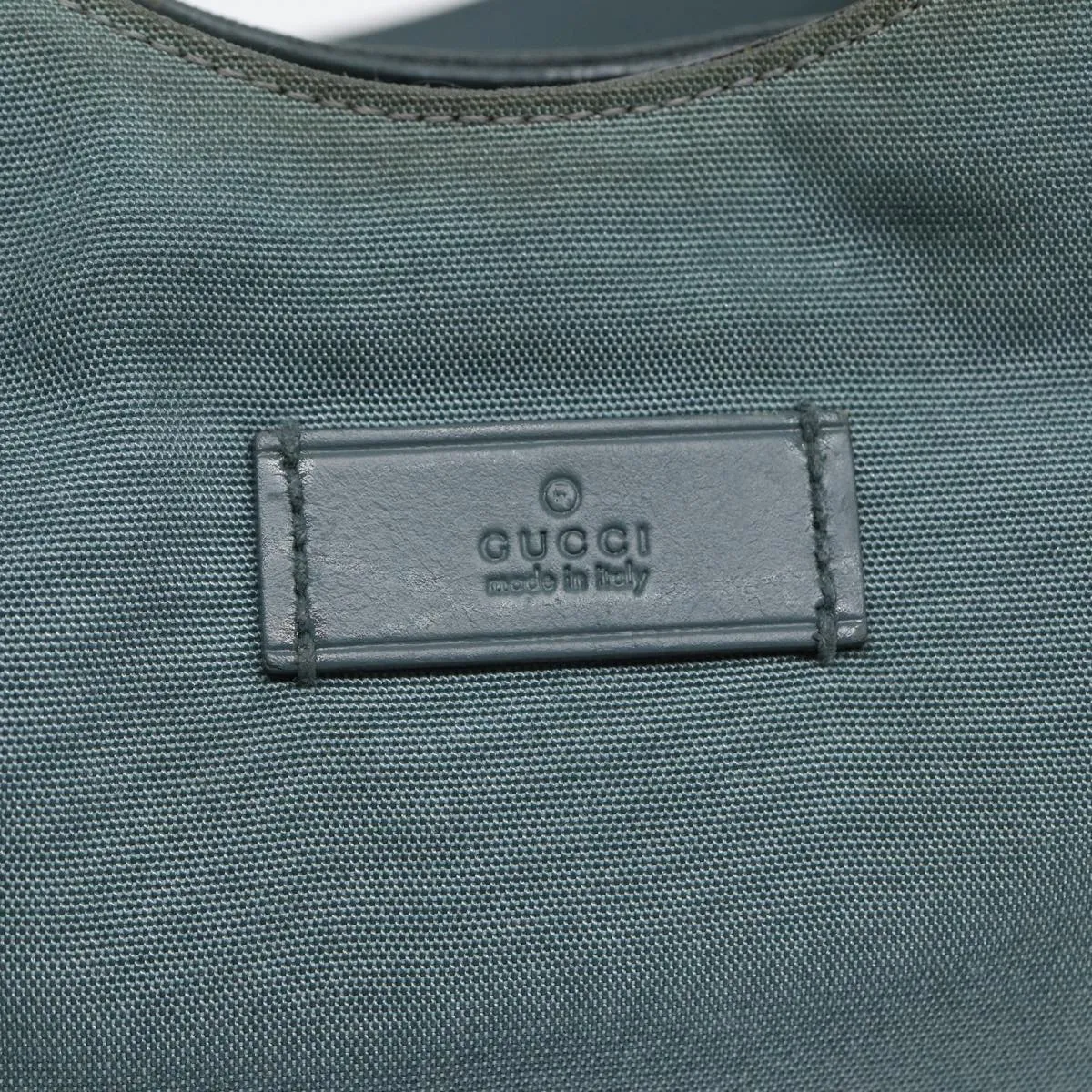 GUCCI Shoulder Bag Nylon Outlet Light Blue 244342  83813