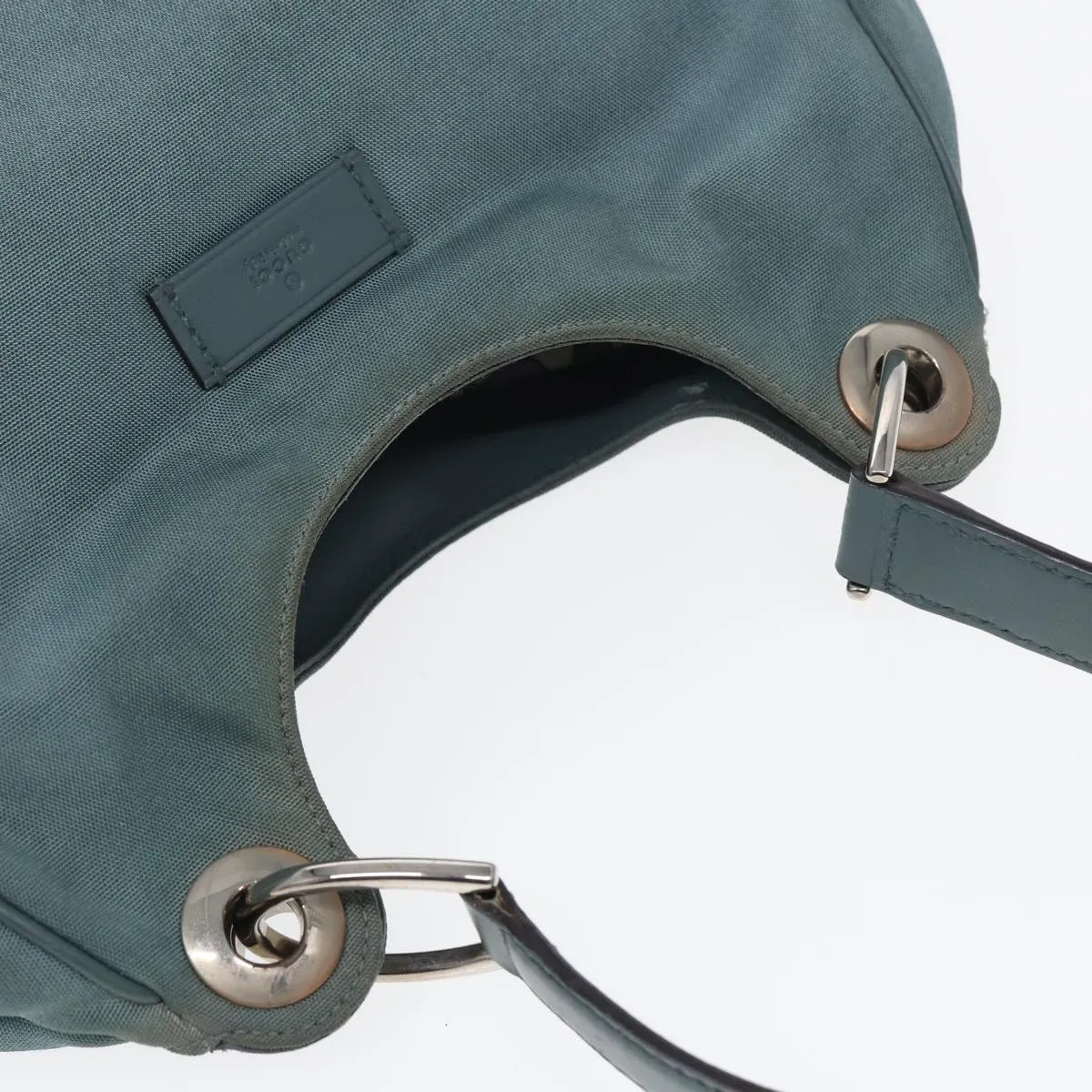GUCCI Shoulder Bag Nylon Outlet Light Blue 244342  83813