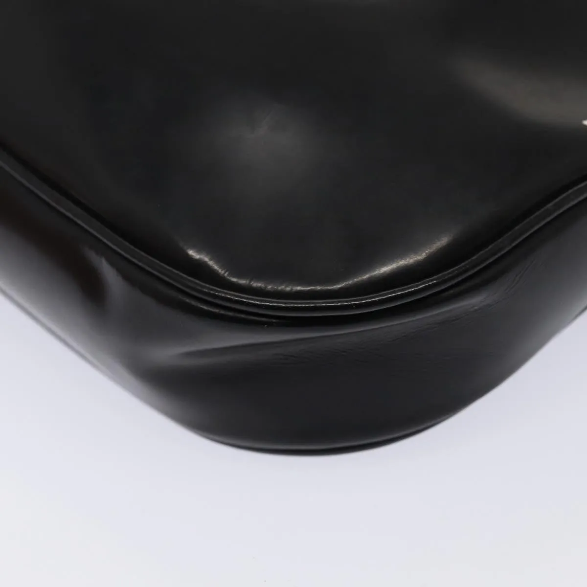 GUCCI Shoulder Bag Patent leather Black Gold 001 4149 1936