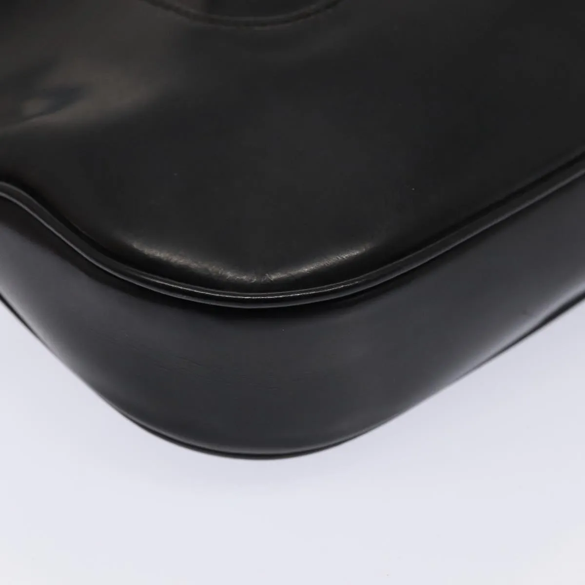 GUCCI Shoulder Bag Patent leather Black Gold 001 4149 1936