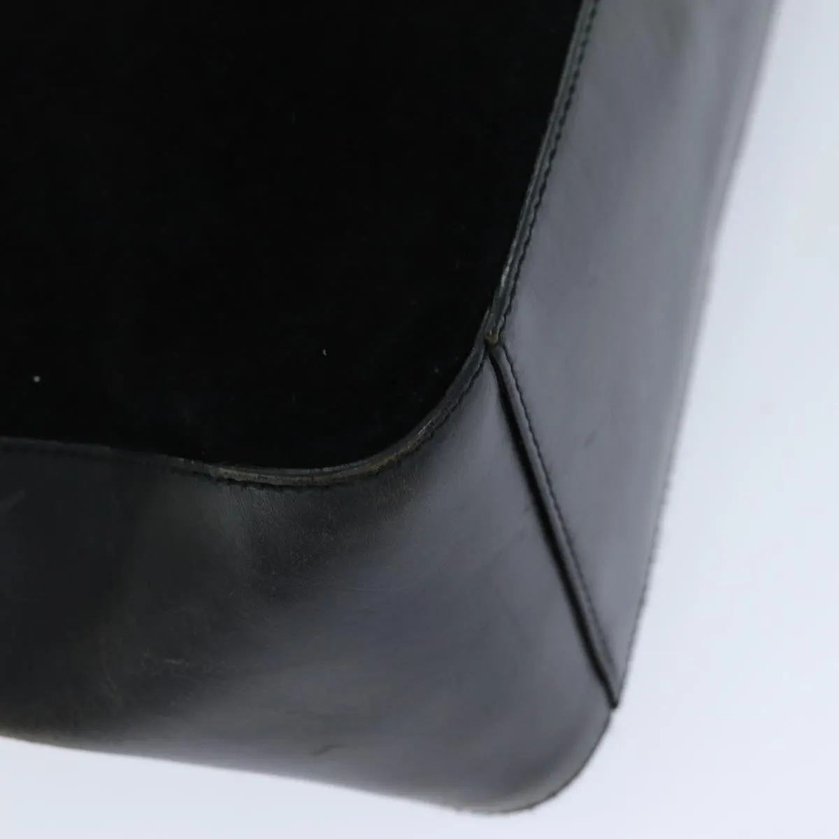 GUCCI Shoulder Bag Suede Black 001 3770  76389