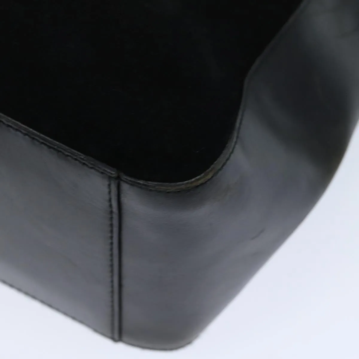 GUCCI Shoulder Bag Suede Black 001 3770  76389
