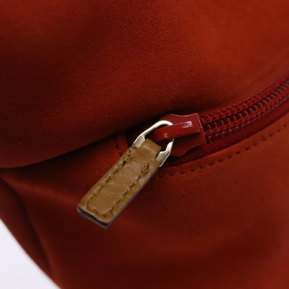 GUCCI Shoulder Bag Suede Orange 001 3386  75992