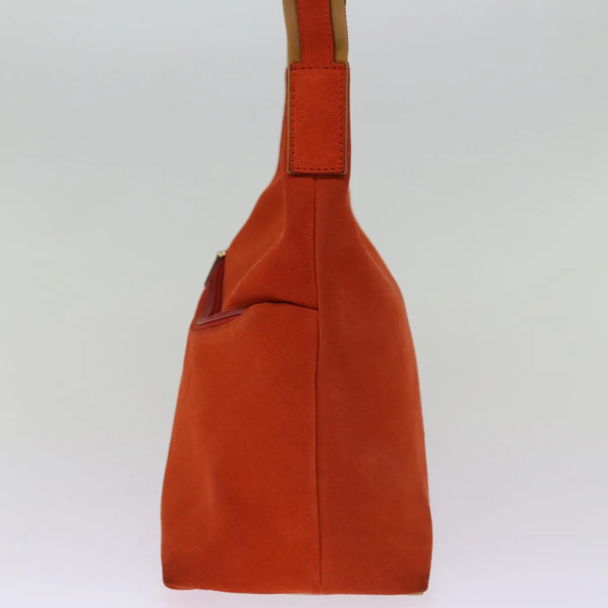 GUCCI Shoulder Bag Suede Orange 001 3386  75992