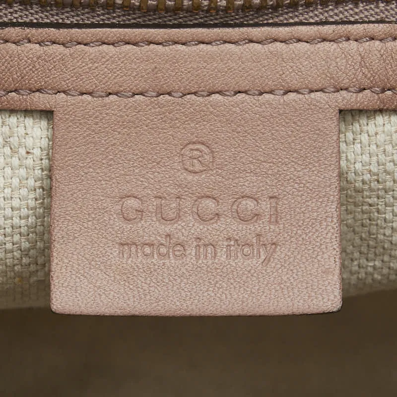 Gucci Soho Chain Shoulder Bag Beige Leather