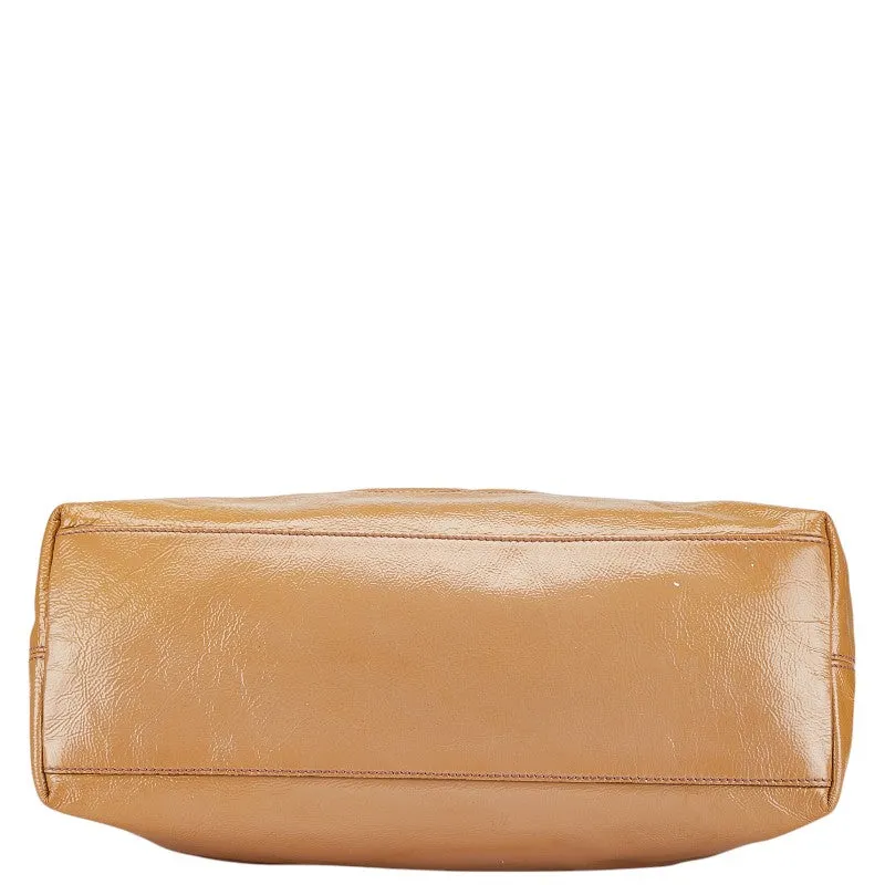 Gucci Soho Chain Shoulder Bag Beige Leather