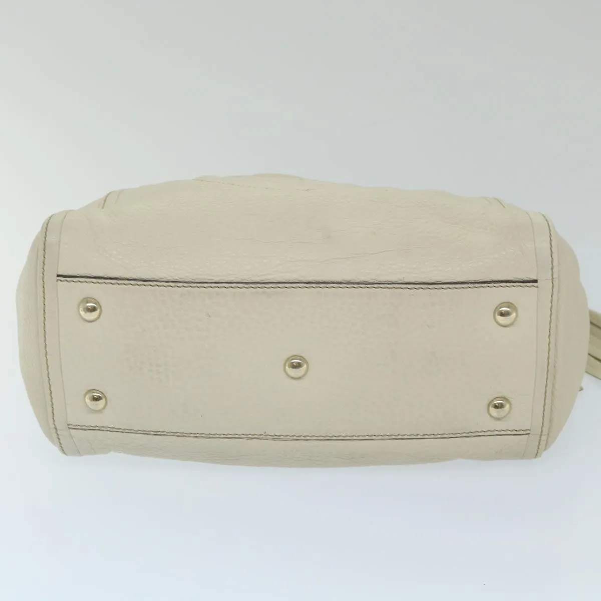 GUCCI Soho Shoulder Bag Leather 2way White 336751  57401