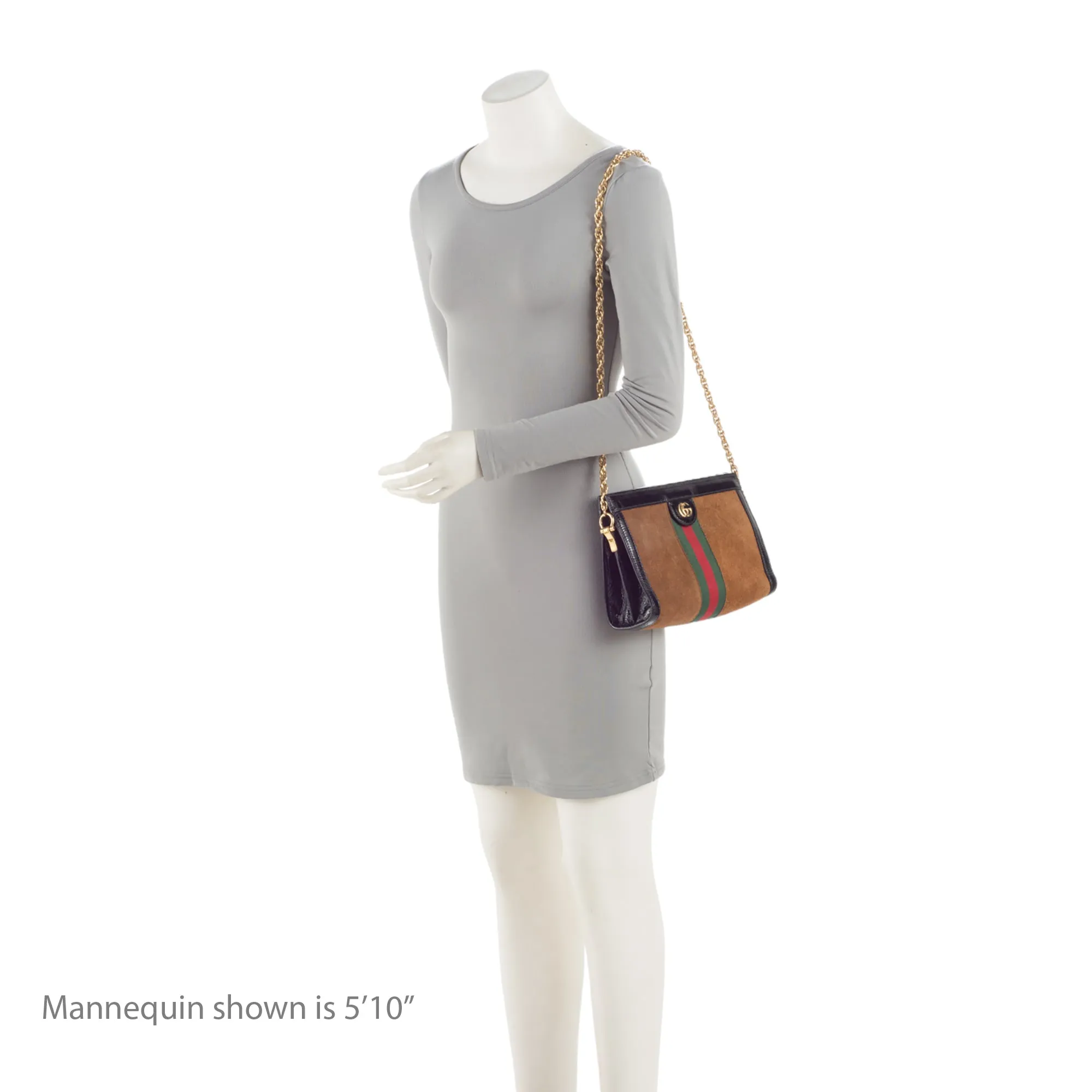 Gucci Suede Ophidia Small Shoulder Bag (SHF-1rb87i)