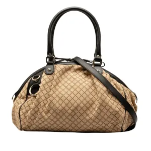 Gucci Sukey  Canvas Shoulder Bag ()