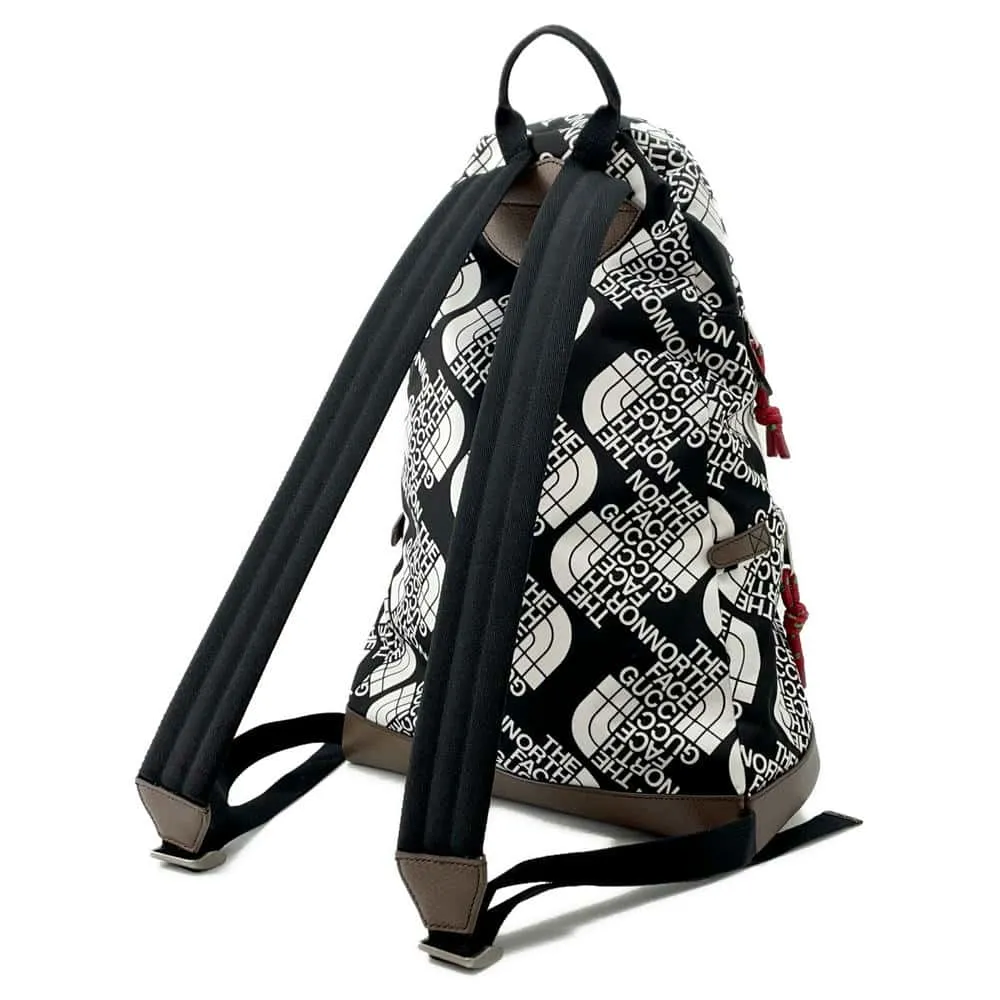 GUCCI The North Face Collaboration Backpack Black/White650288 Nylon Leather