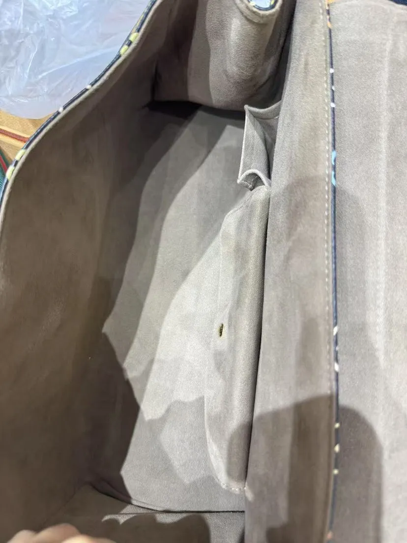 Gucci Tian Beige Canvas Backpack