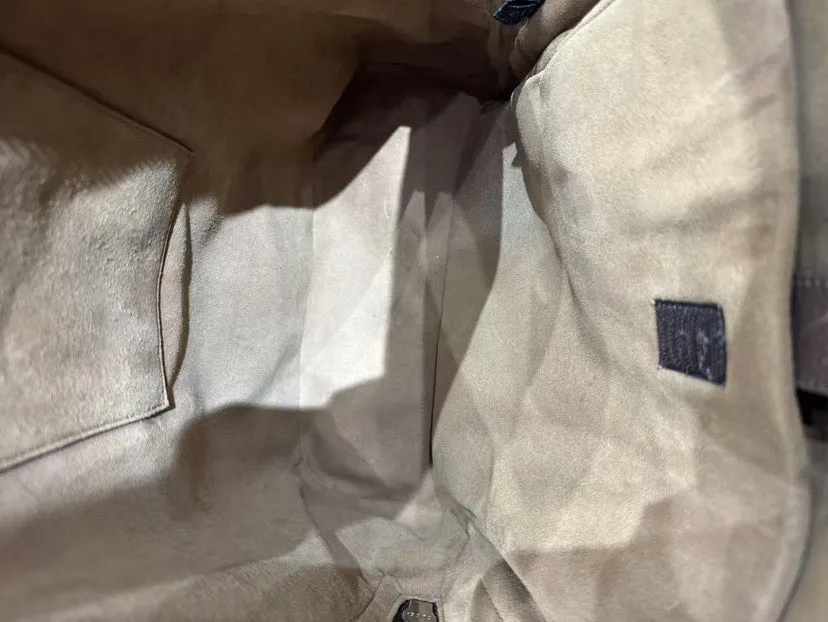 Gucci Tian Beige Canvas Backpack