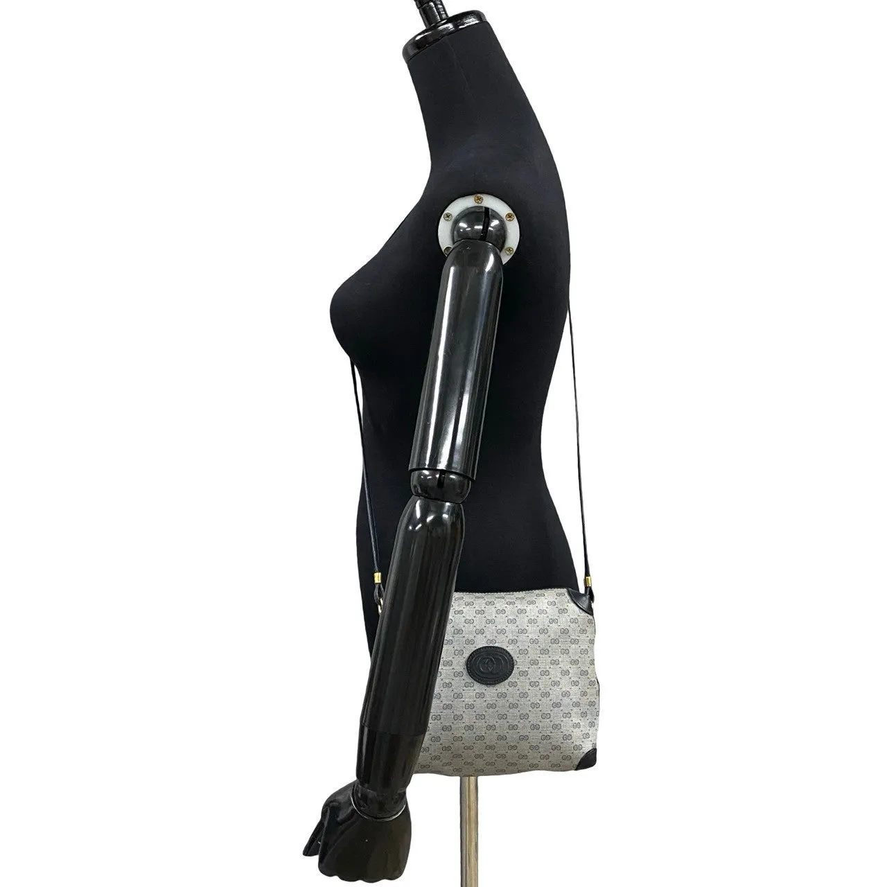 Gucci Vintage Micro GG Leather Shoulder Bag