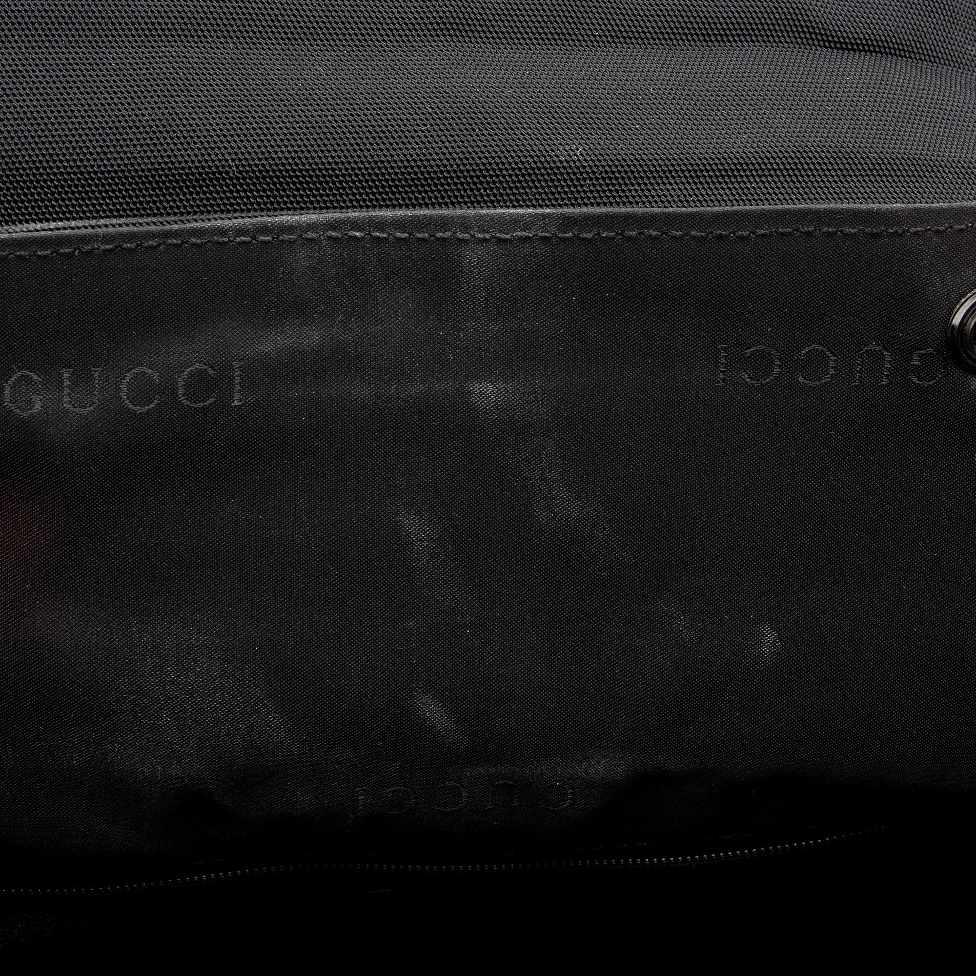 Gucci Vintage Nylon Backpack (SHF-B0jNII)