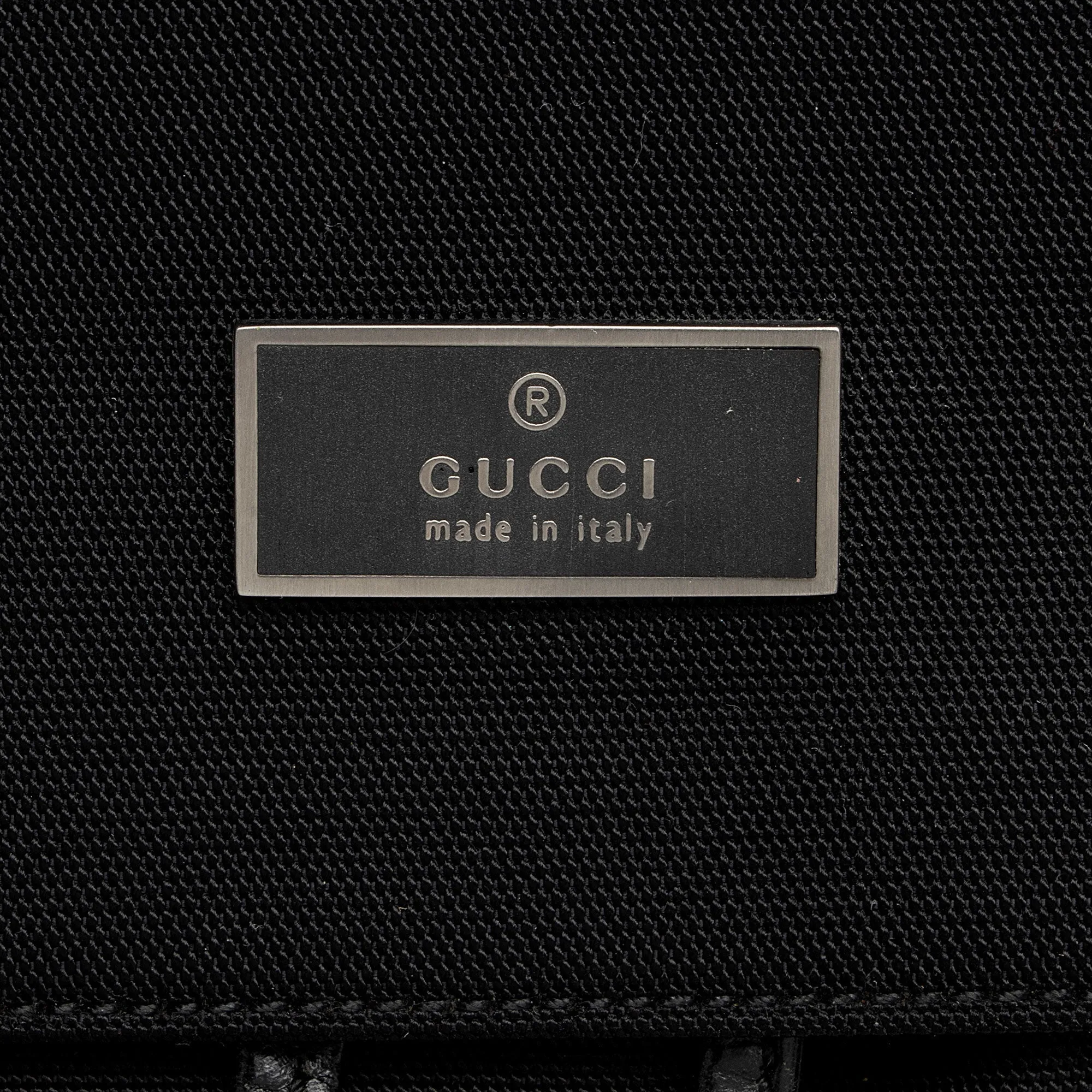 Gucci Vintage Nylon Backpack (SHF-B0jNII)