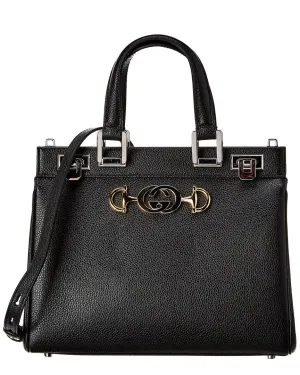 Gucci Zumi Small Leather Top Handle Shoulder Bag