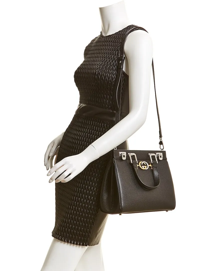 Gucci Zumi Small Leather Top Handle Shoulder Bag