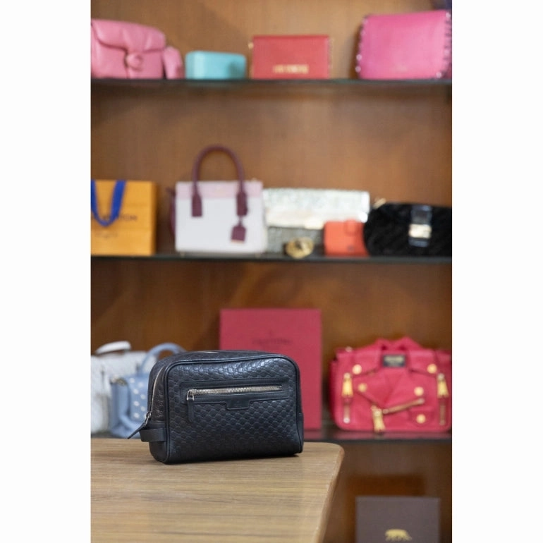 Gucci Microguccissima Toiletry Pouch