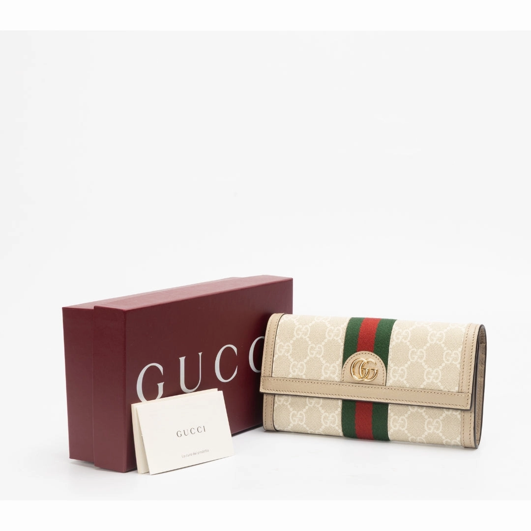 Gucci Ophidia GG Supreme Continental Wallet