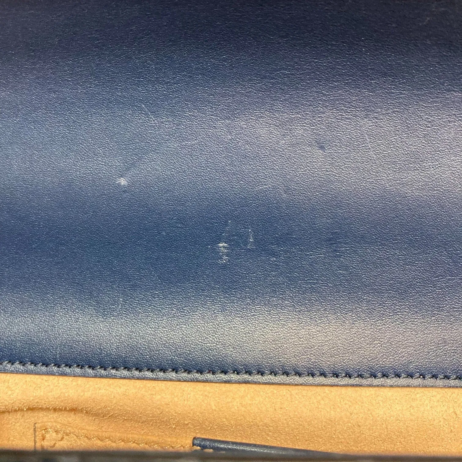 Guccissima Padlock Small Shoulder Blue GHW