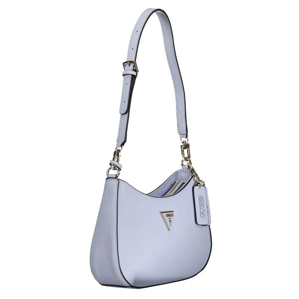 Guess Jeans Light Blue Polyethylene Handbag