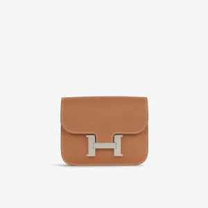 Herms - Constance Slim - Gold / Lime Evercolor PHW - Brand New - 2023