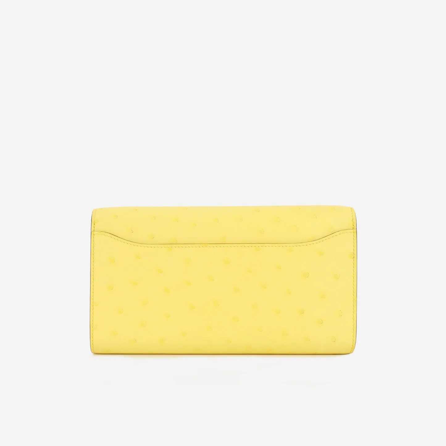 Herms - Constance To Go - Jaune Citron Ostrich PHW - Brand New - 2024