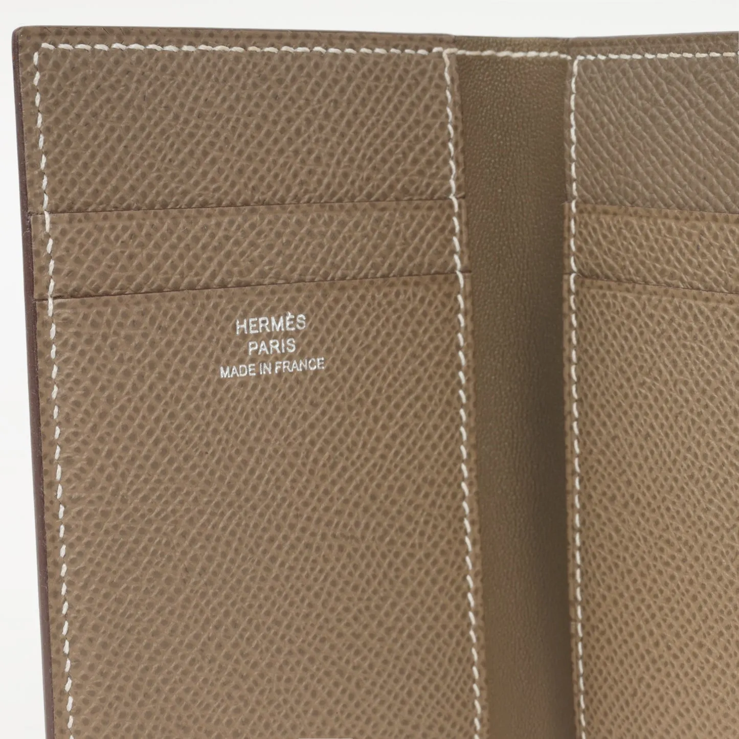 Herms Hermes - MC2 Euclide Card Holder - Etoupe Epsom - Pre-Loved - 2022