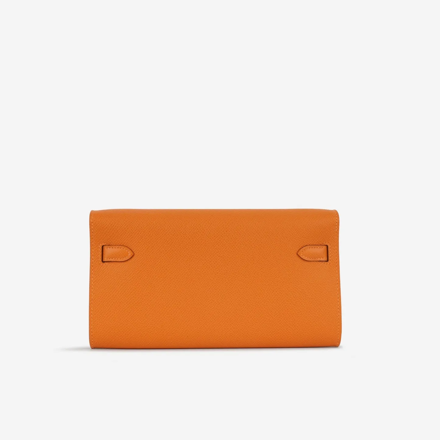 Herms Herms - Kelly To Go Wallet - Orange Epsom GHW - 2024