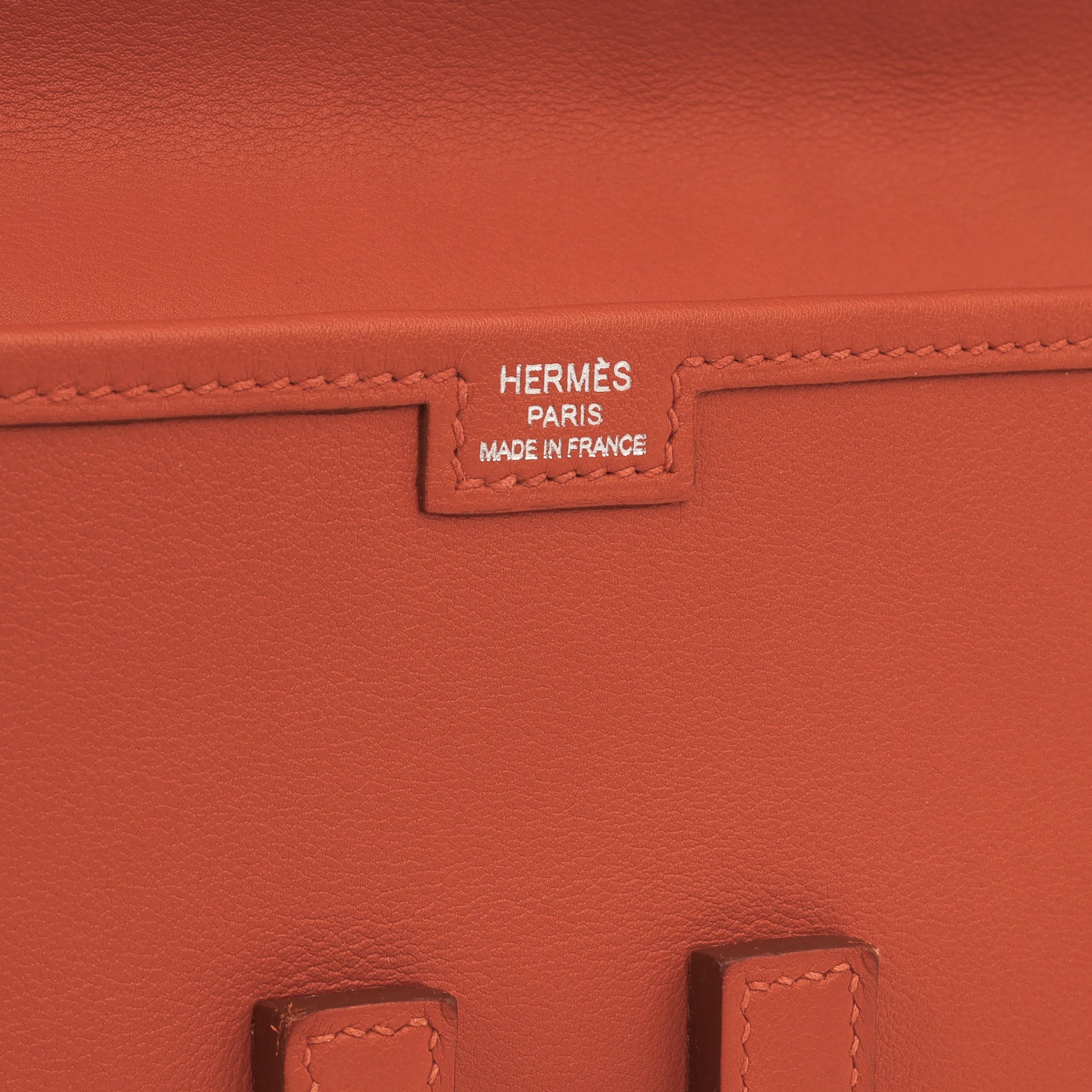 Herms Jige Clutch 29 - Orange Field