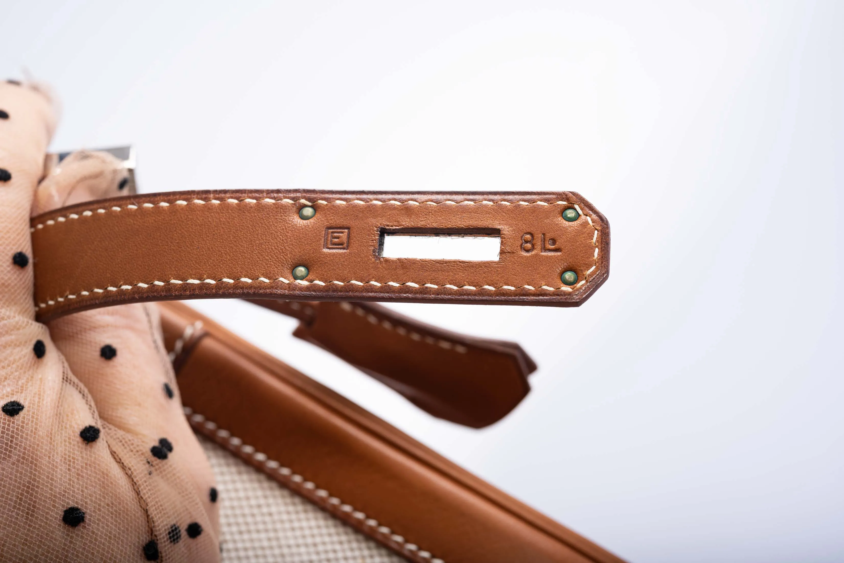 Herms Kelly a Dos Backpack Barenia And Toile Palladium Hardware
