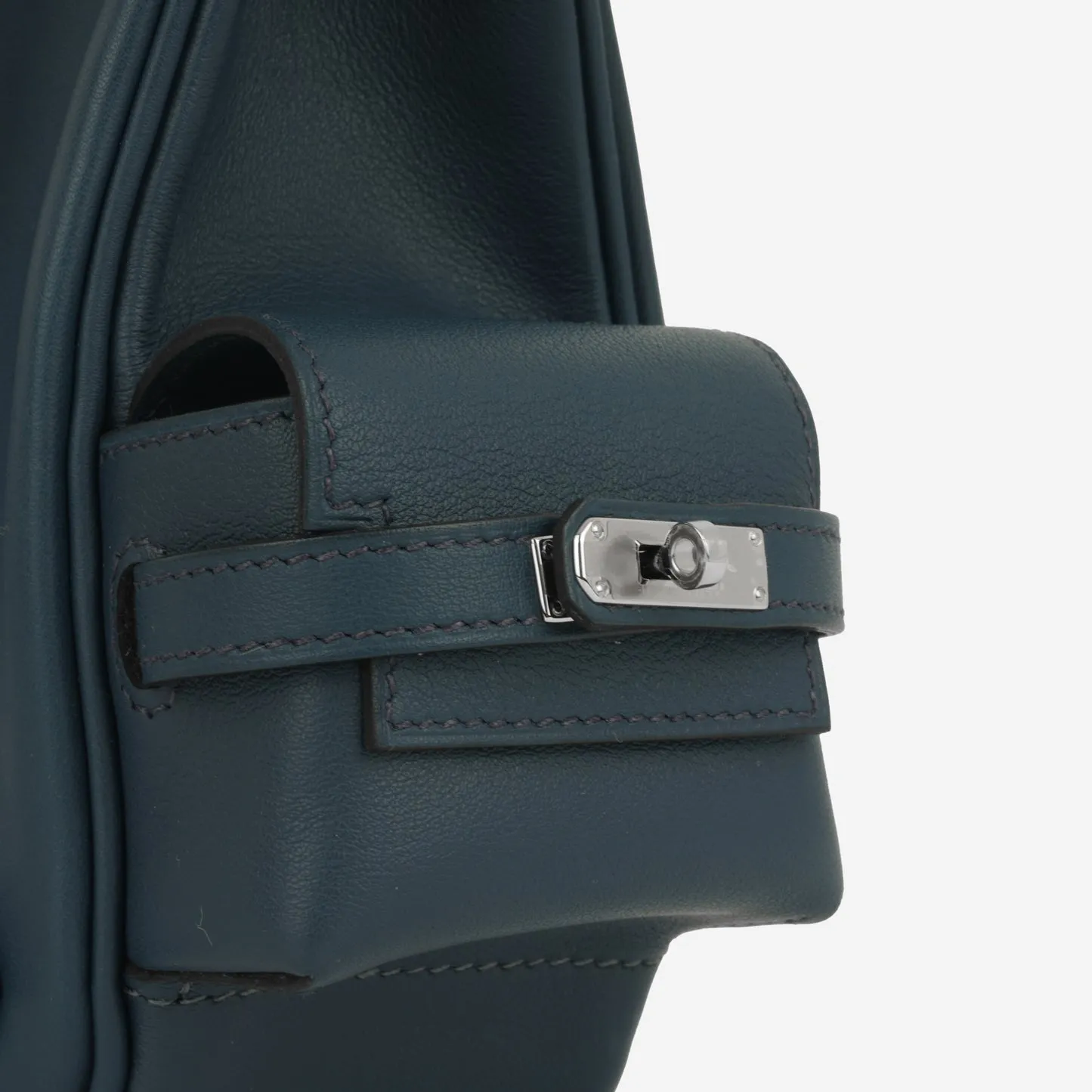 Herms - Kelly Jump Backpack - Bleu de Prusse Swift PHW - Brand New - 2024