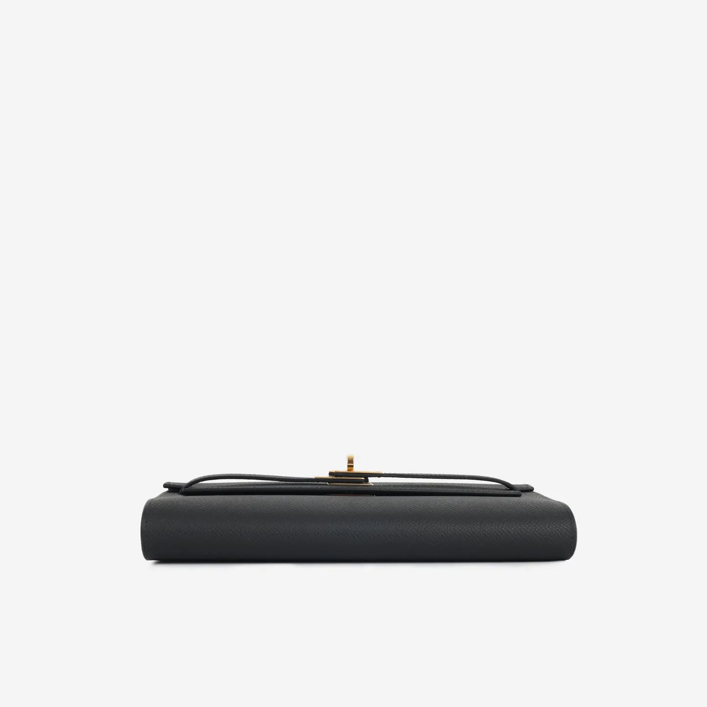 Herms - Kelly To Go Wallet - Noir Epsom GHW - 2024 - Brand New