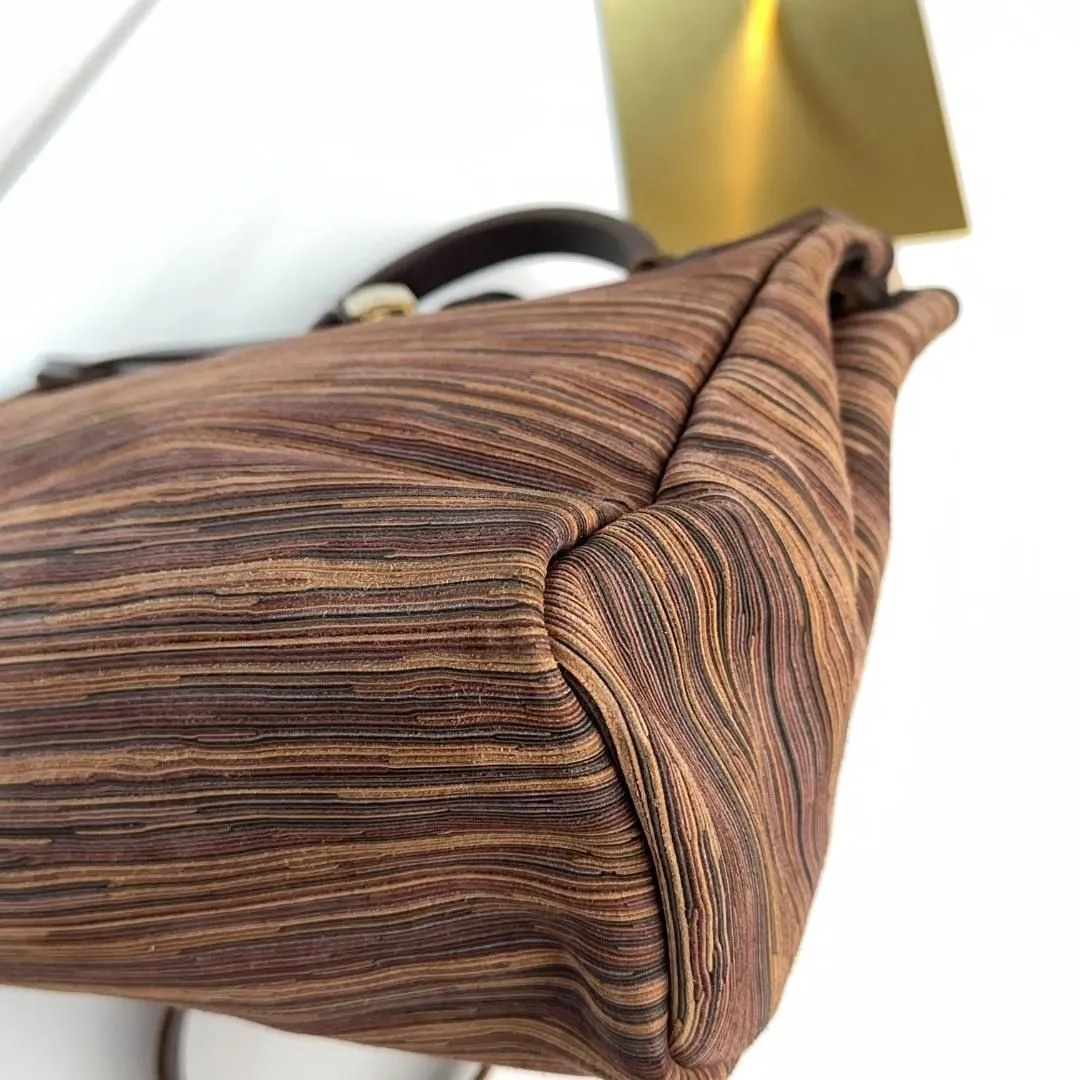 Herms Vibrato Two-Way Herbag PM - Brown Totes, Handbags MR04032025376782