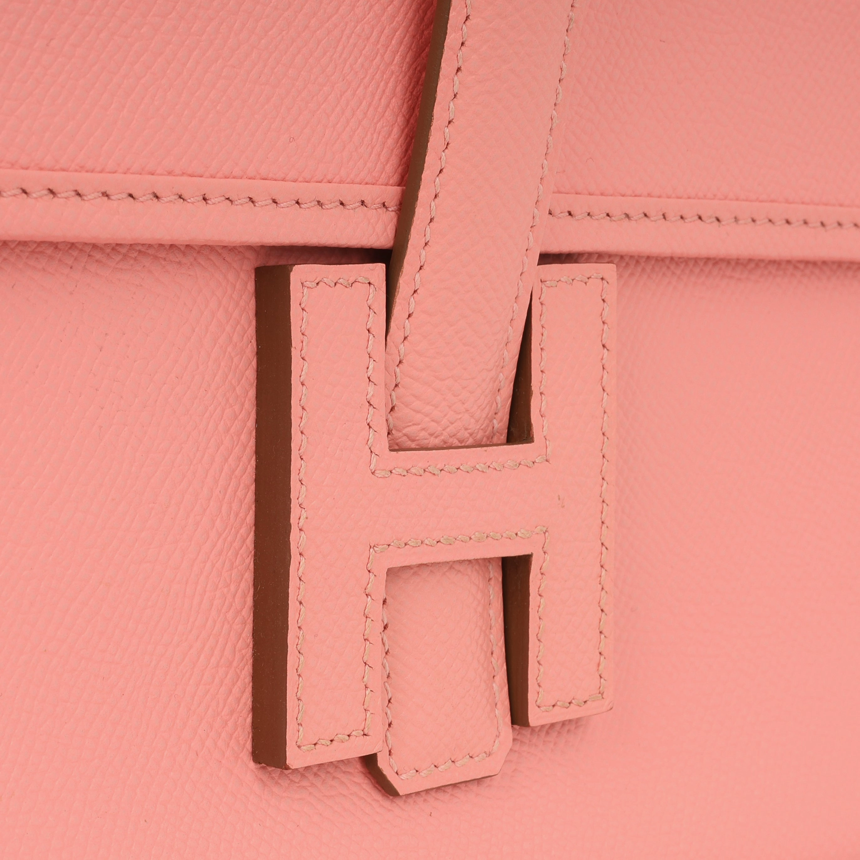 Herms Jige Clutch 29 - Rose Confetti