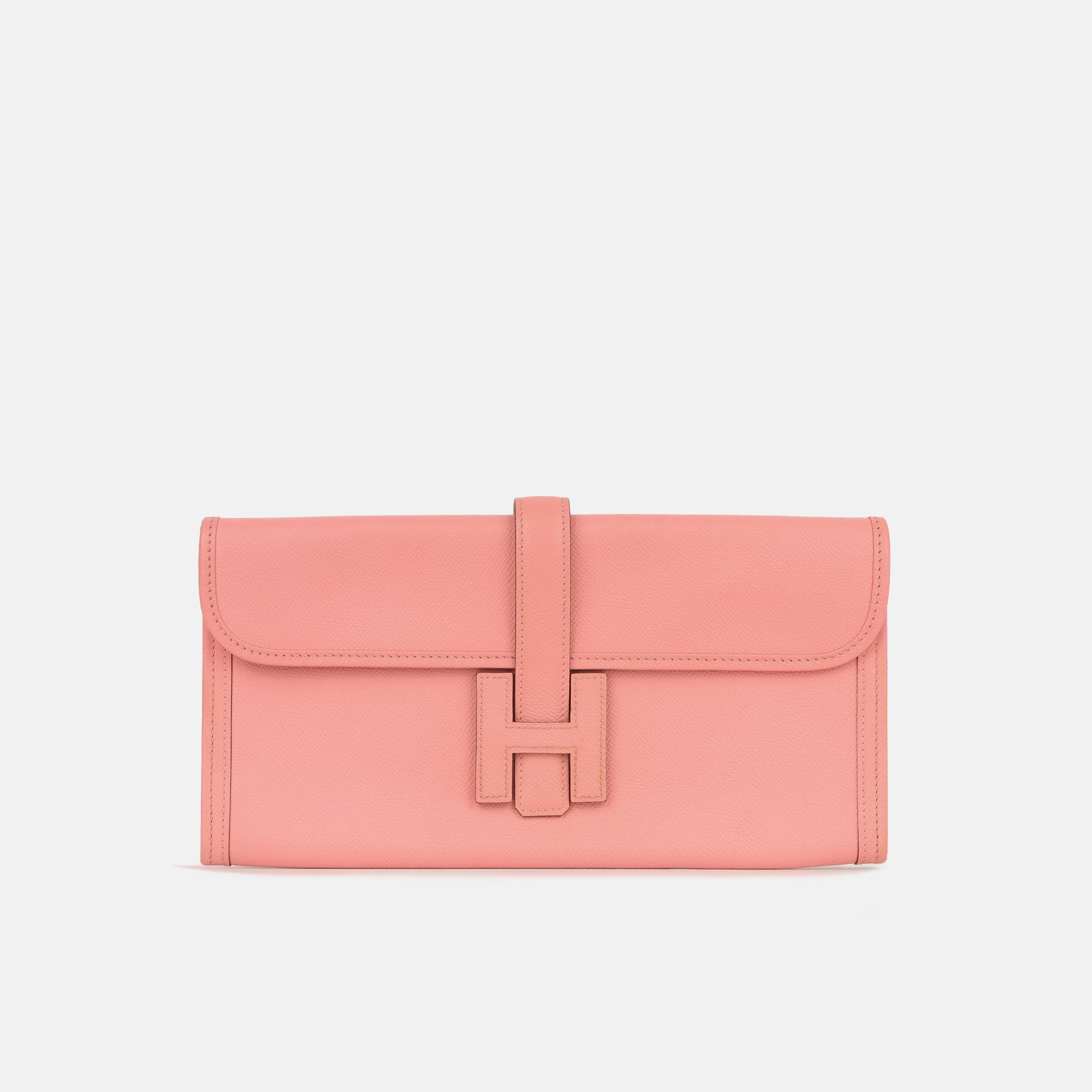 Herms Jige Clutch 29 - Rose Confetti