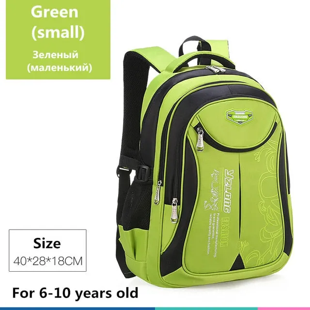 HLDAFA Backpack Schoolbag Children School Bags for Teenagers Boys Girls Big Capacity Waterproof Satchel Kids Book Bag Mochila