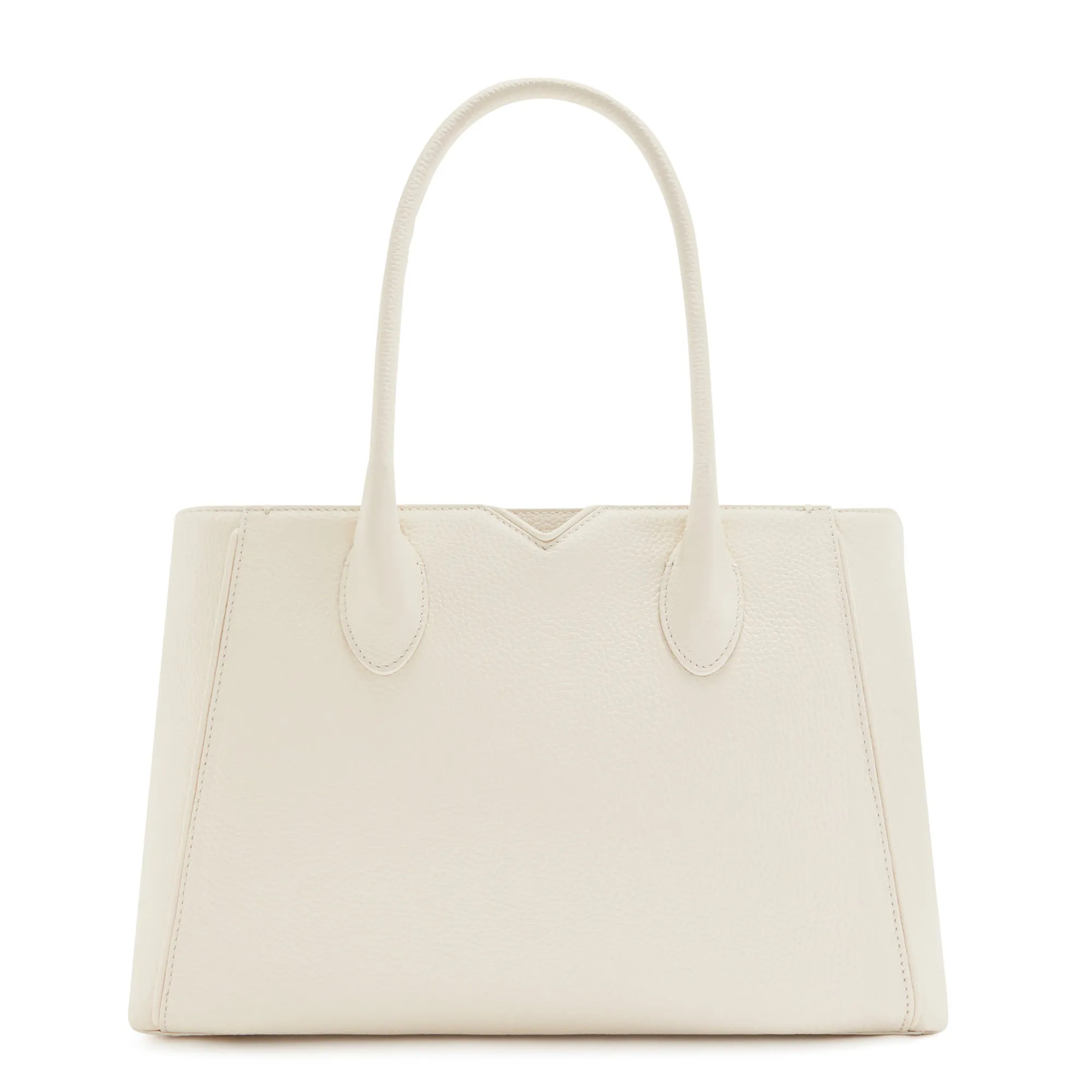 Honor Cloe Midi cream calfskin leather handbag