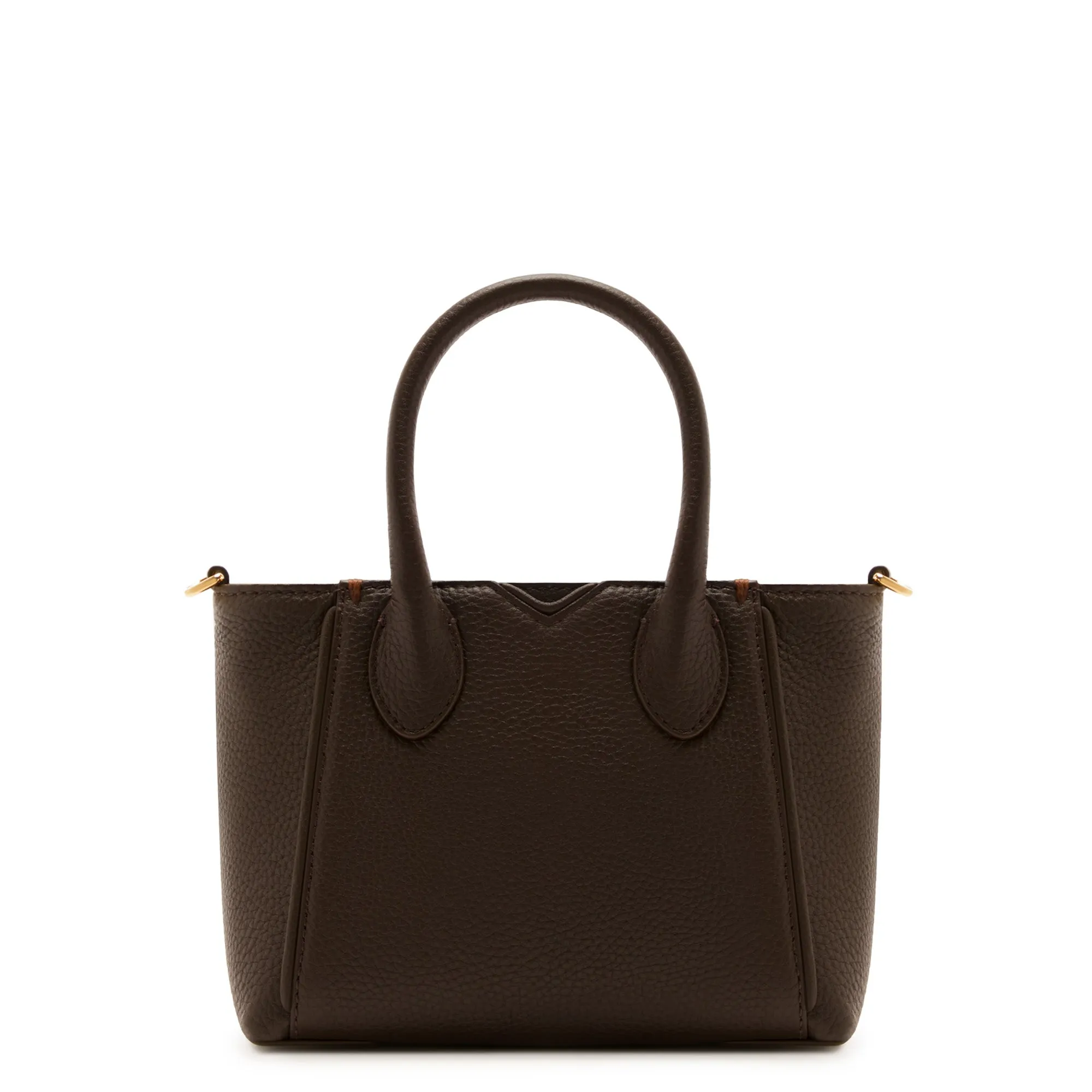Honor Cloe Mini brown calfskin leather handbag