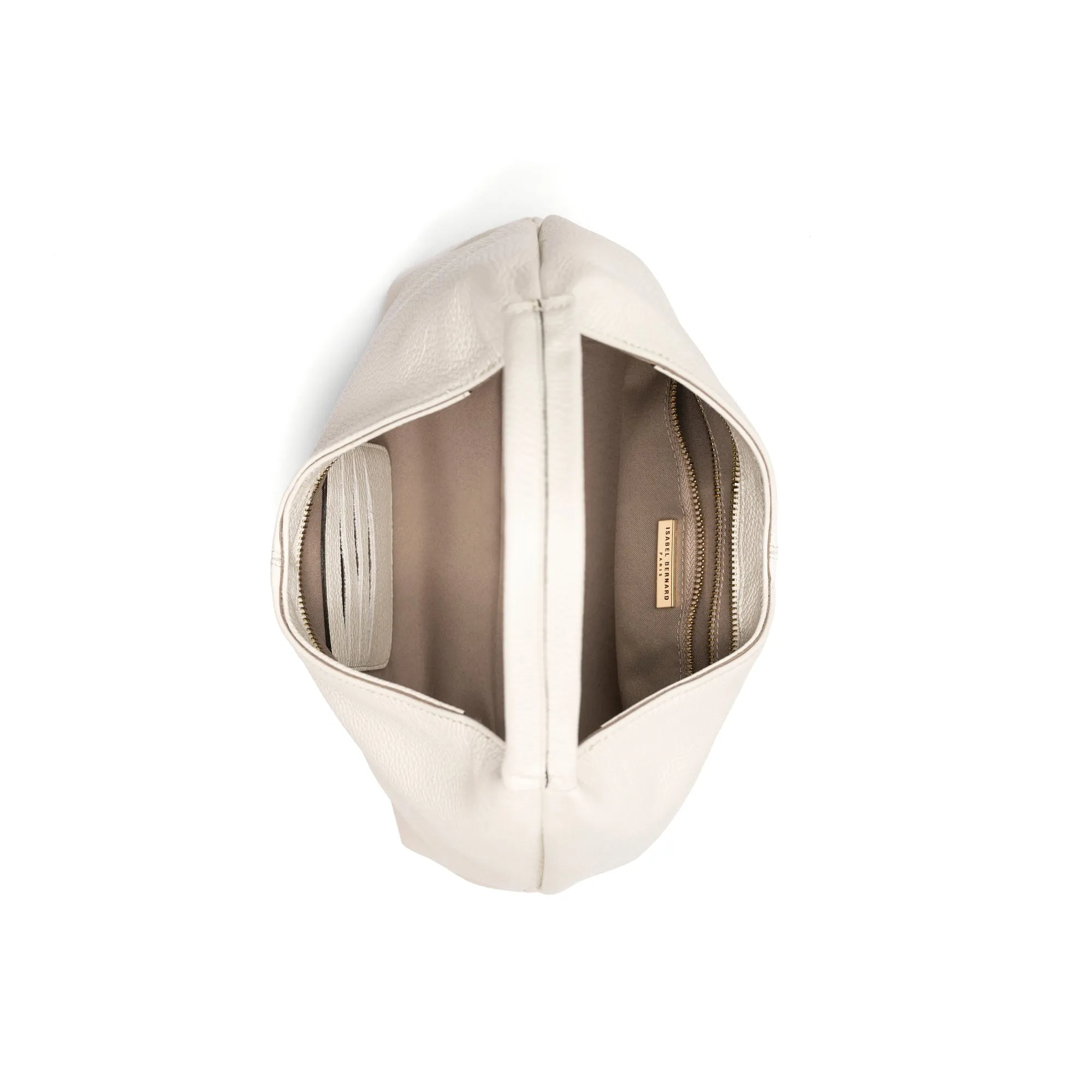 Honor Grace mini cream calfskin leather handbag