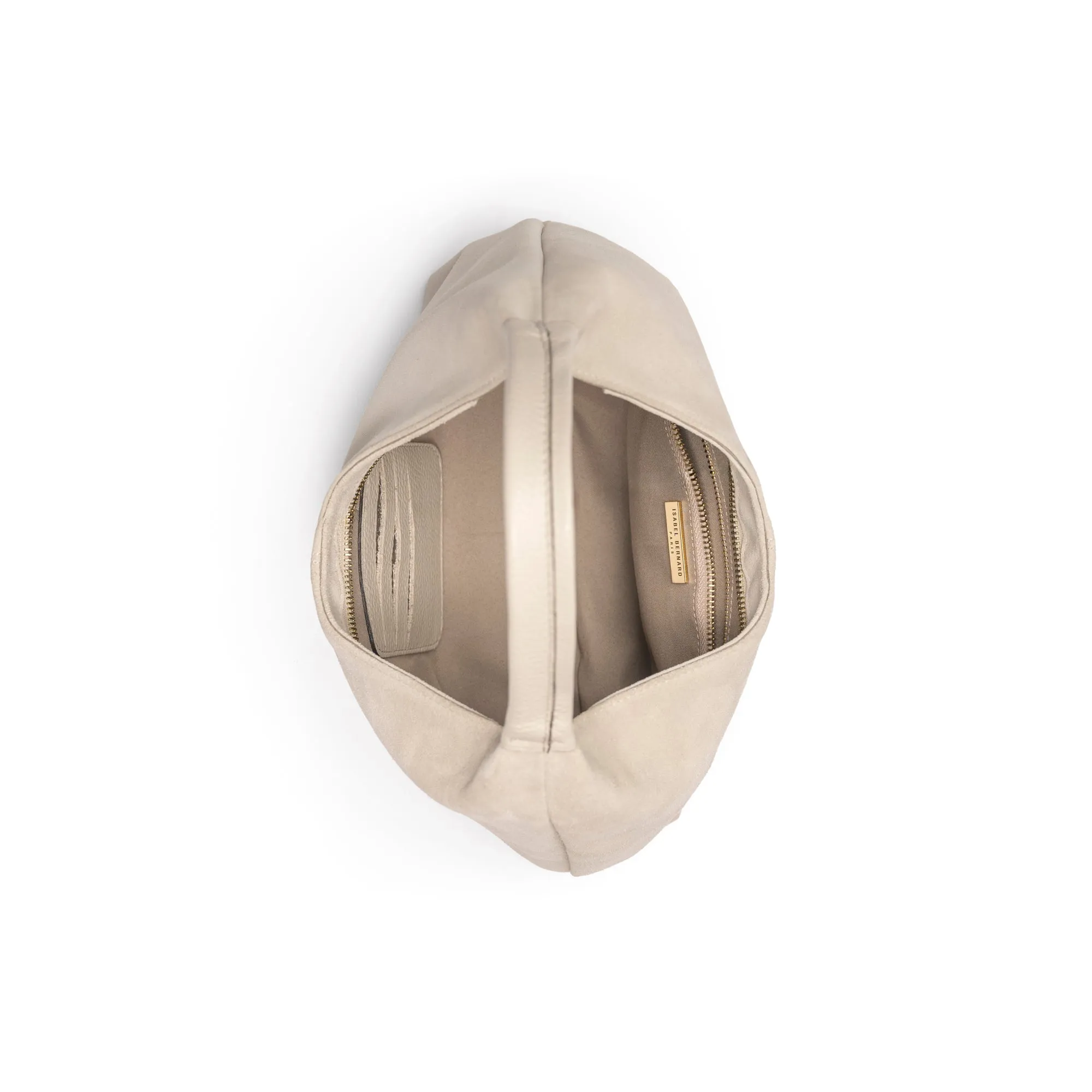 Honor Grace mini cream suede handbag