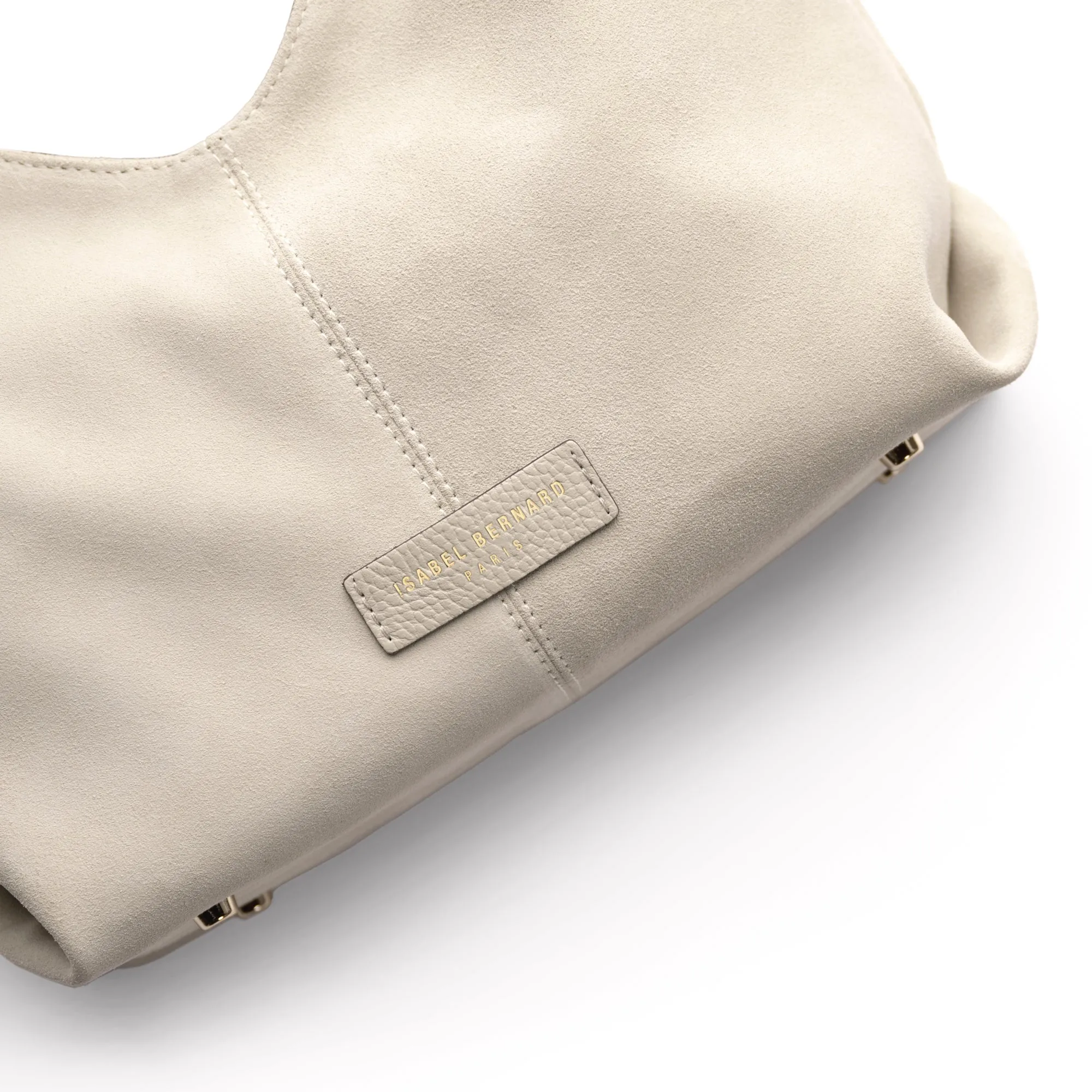 Honor Grace mini cream suede handbag