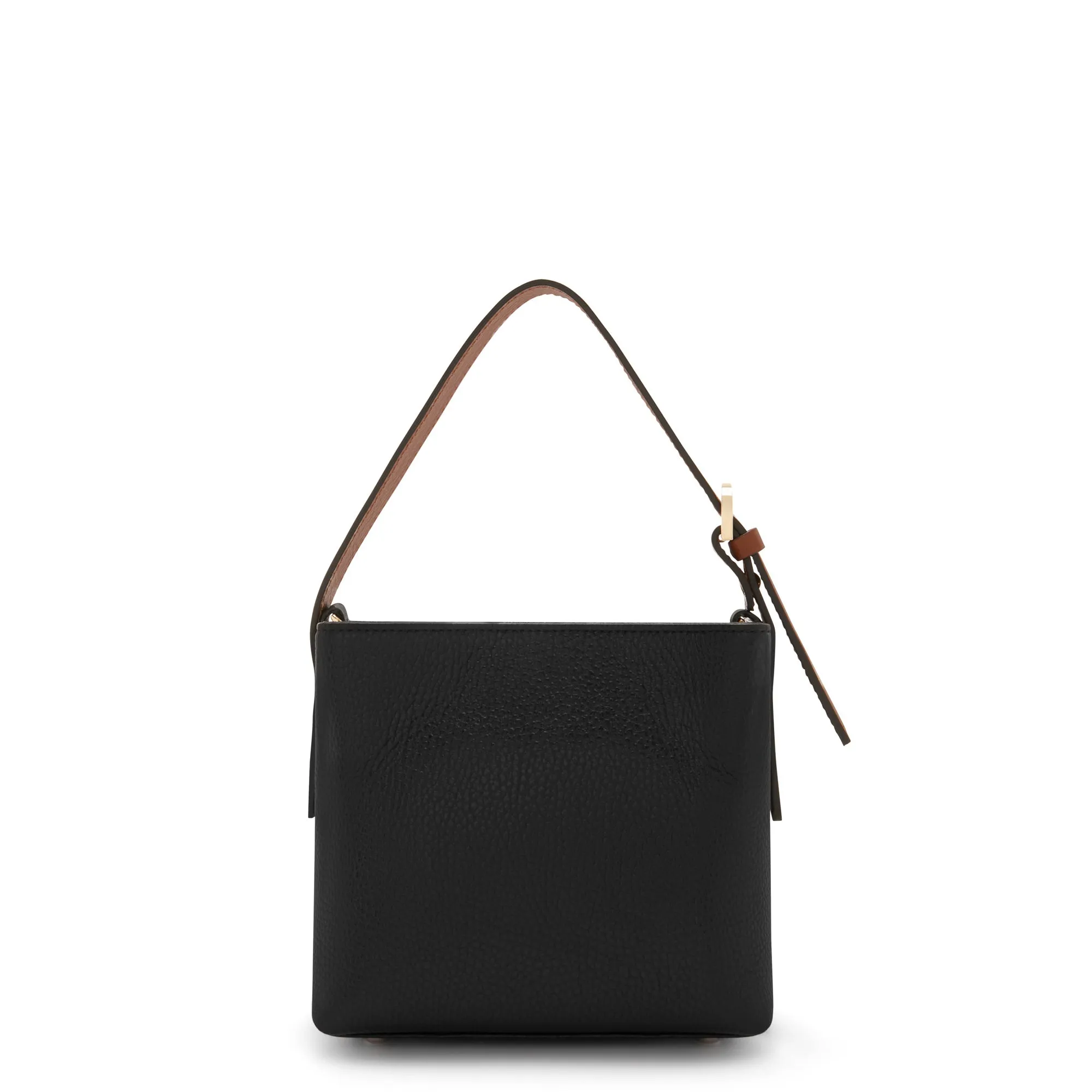 Honore Adriane Mini black leather handbag calfskin leather