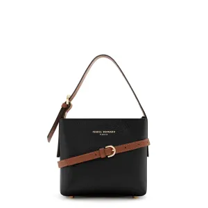 Honore Adriane Mini black leather handbag calfskin leather