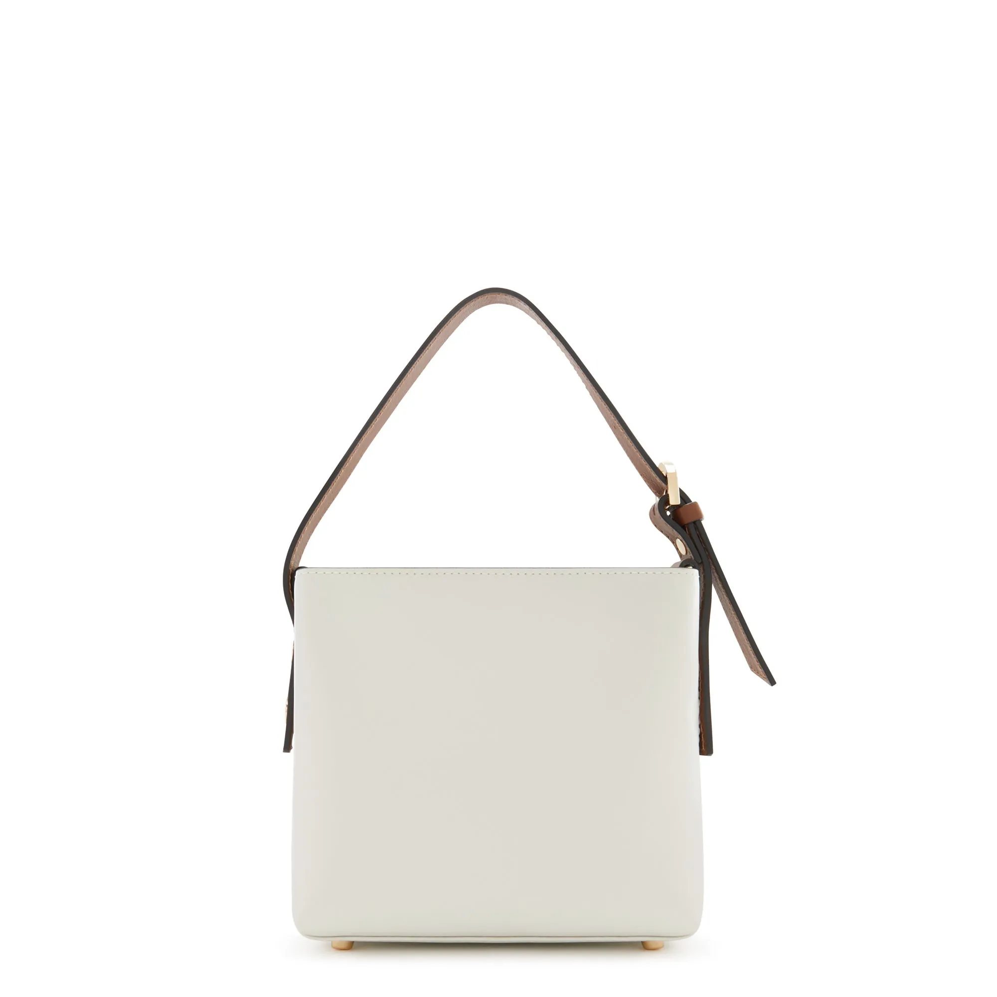 Honore Adriane Mini white leather handbag calfskin leather
