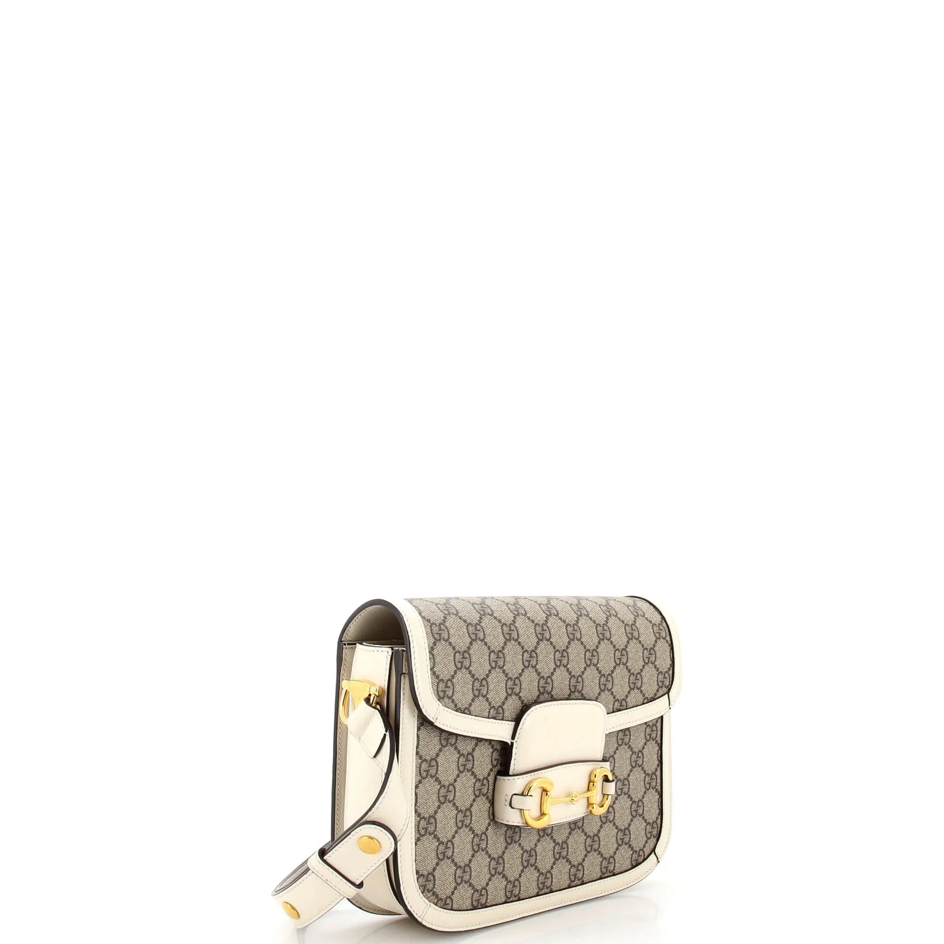Horsebit 1955 Shoulder Bag GG Coated Canvas Small