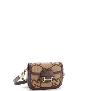 Horsebit 1955 Shoulder Bag Jumbo GG Canvas Mini